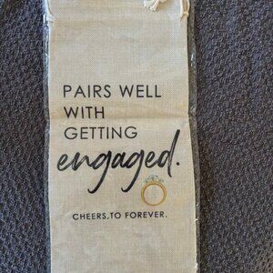 Pairs well with getting engaged wine bag 2 for $15